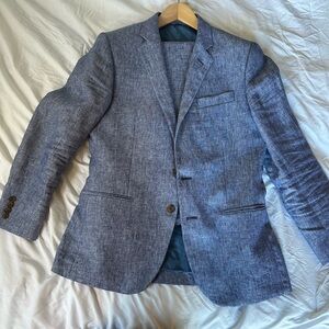 J crew blue Thompson suit